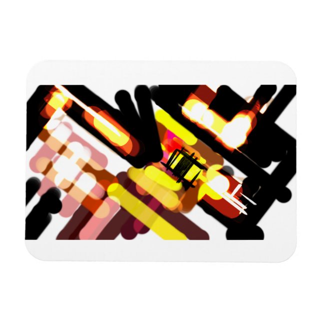 Íman Noite de corrida de lobo (Horizontal)