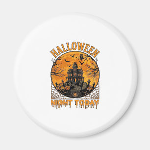 Íman Noite de Halloween Hoje Mansão Assombrada Abóboras