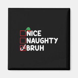 Íman Noite de Natal Bela, Maldita Bruh Engraçado Lista