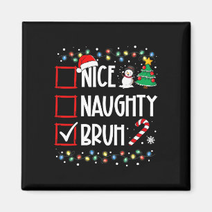 Íman Noite de Natal Bela, Maldita Bruh Engraçado Lista