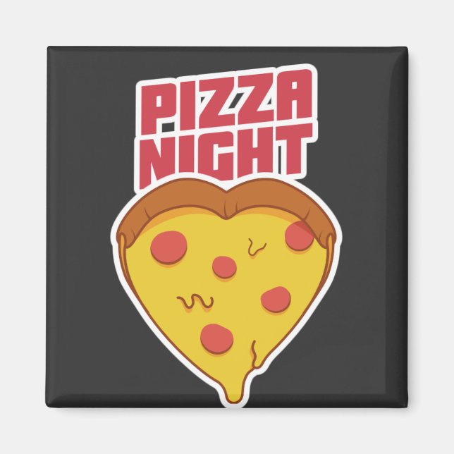 Íman Noite de Pizza   (Frente)