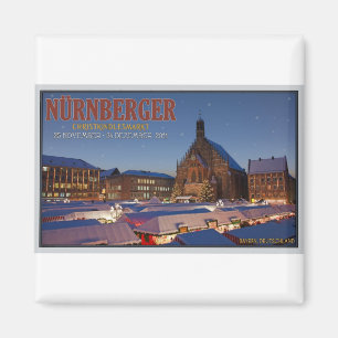 Íman Noite do mercado do Natal de Nürnberg