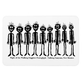 Íman Noite dos Gigantes Caminhando Petroglicph