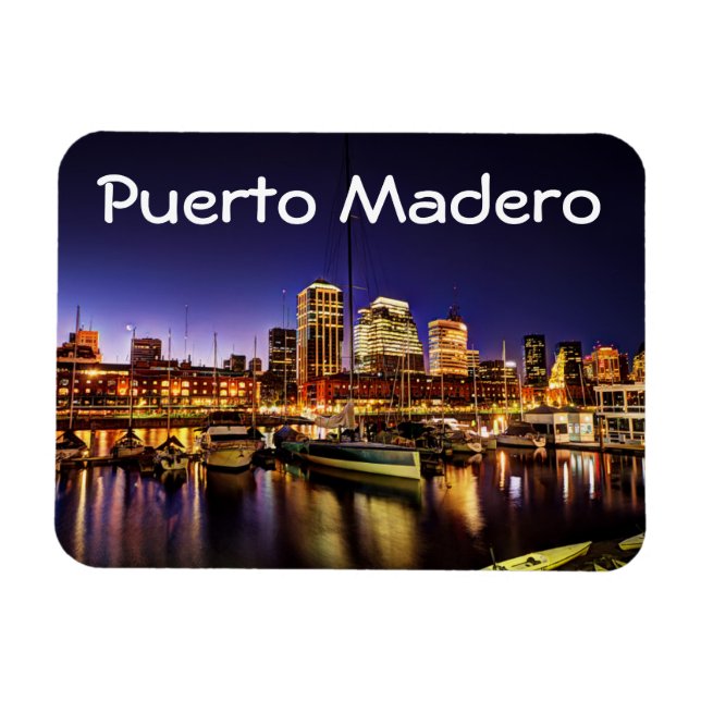 Íman Noite em Puerto Madero (Horizontal)