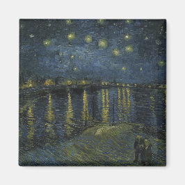 Íman Noite estrelado sobre o Rhone por Vincent van Gogh