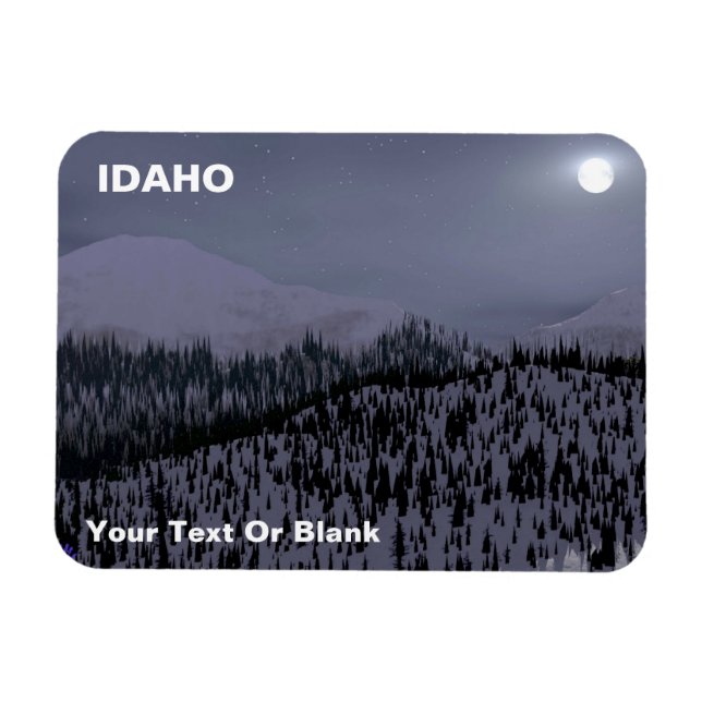 Íman Noite Fria em Idaho (Horizontal)