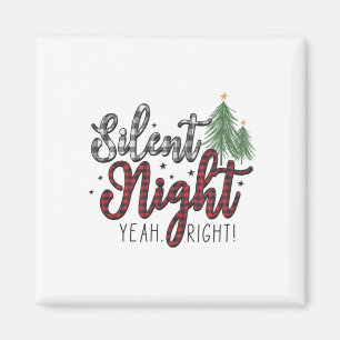 Íman Noite Silenciosa Do Xmas Sim