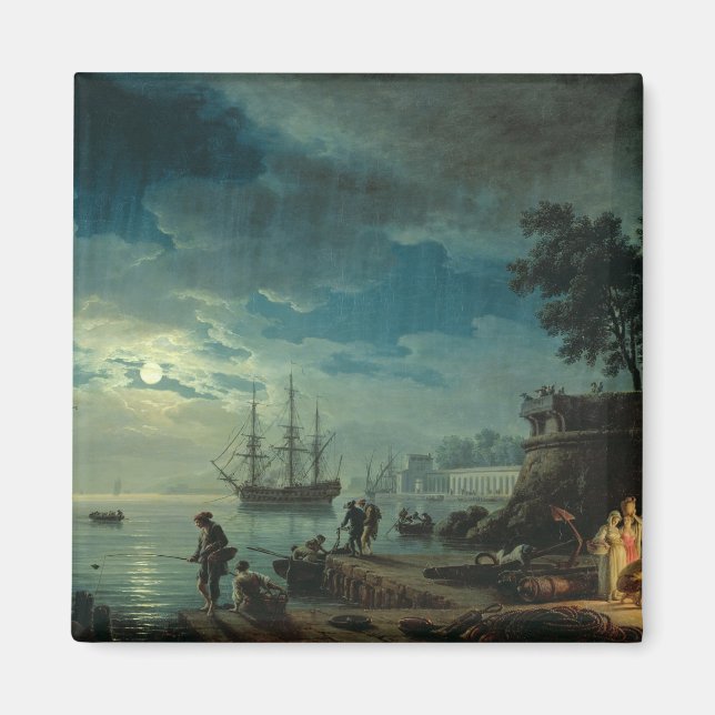 Íman Noite: Uma porta à luz da lua, 1748 (Frente)