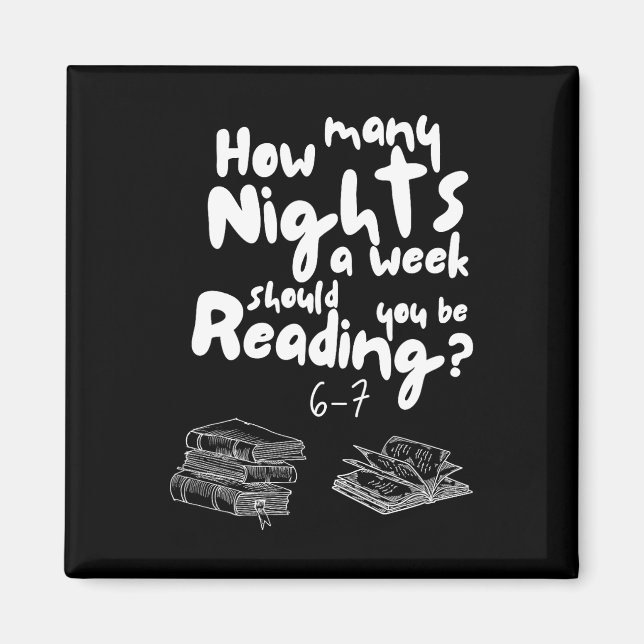 Íman Noites de Leitura 6-7 Meme Professor de Inglês Ama (Frente)