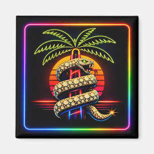 Íman Noites de Neon em Miami Opulência Diamante Luxo 