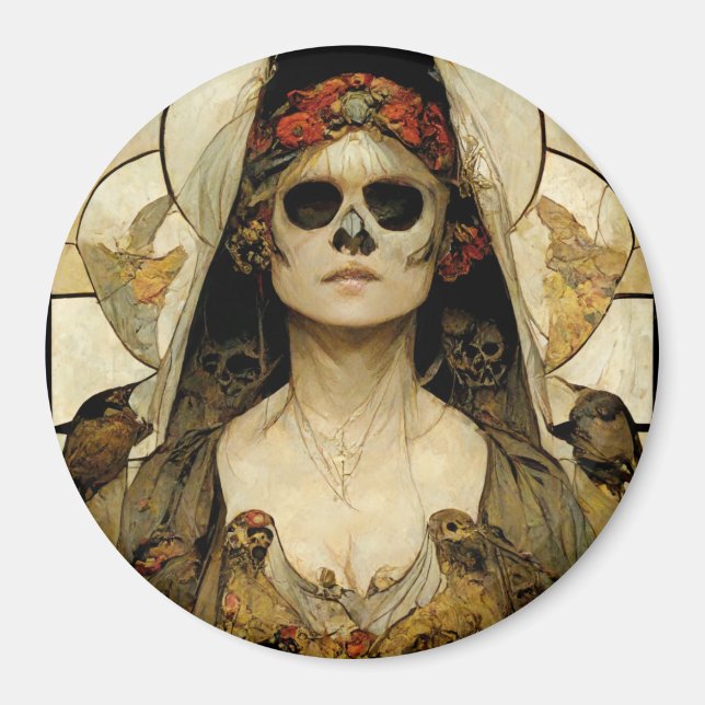 Íman Noiva do Horror Gótico da Morte (Frente)