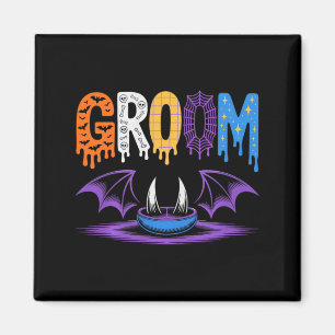 Íman Noiva e Noivo Assustadores Casamento de Halloween