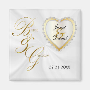 Íman Noiva e noivo Casamento Elegante