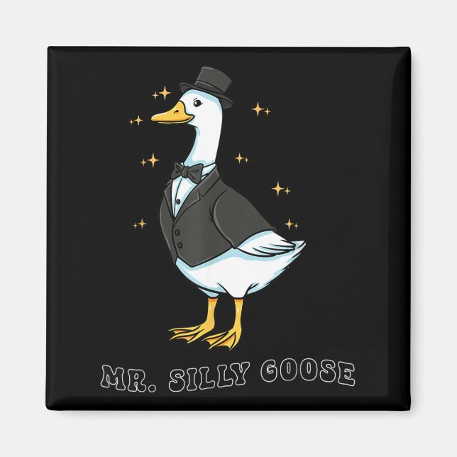 Íman Noiva Engraçada Para Ser Sr. Silly Goose Casal de  (Frente)