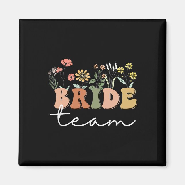 Íman Noiva Equipe Casamento Noiva Bachelorette P (Frente)