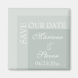 Íman Noiva Simples Moderno Chic Script Casamento