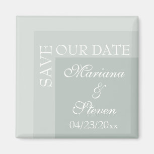 Íman Noiva Simples Moderno Chic Script Casamento