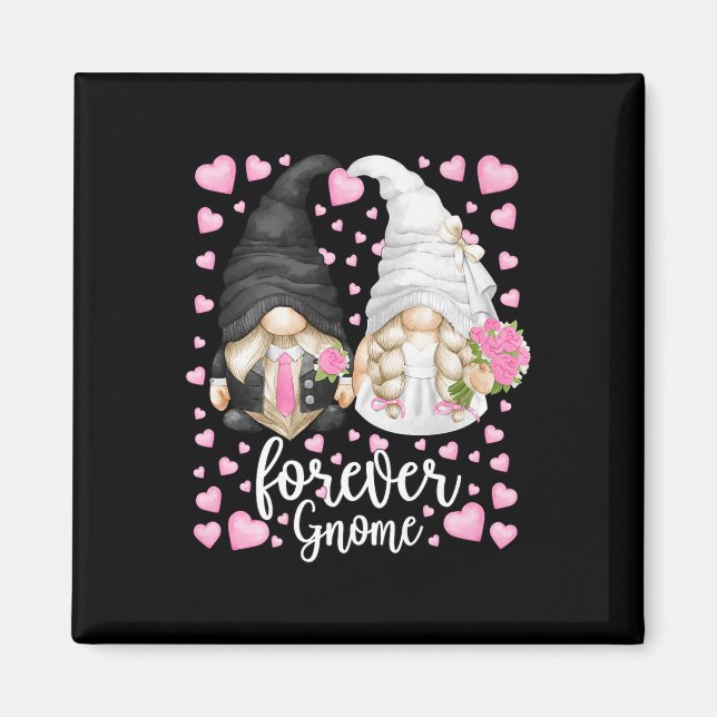 Íman Noivas e Noivos Gnomies de Casamento Únicos - Dive (Frente)