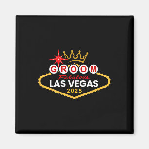 Íman Noivo Grupo de Despedida de Solteiro Vegas 2025 Ca