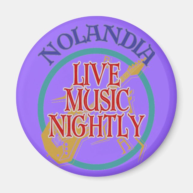 Íman Nolandia Live Music (Frente)