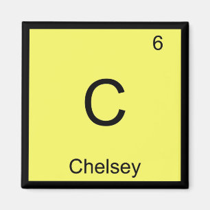 Íman Nome Chelsey Química Elemento Químico Mesa peri