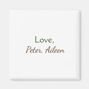 Íman nome de adição de amor simples texto editável míni