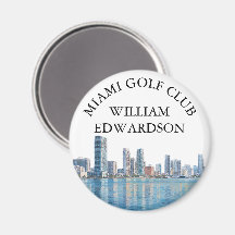 Nome de Clube de Golfe Personalizado com a Silhuet