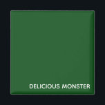 Íman Nome de cor verde do Monster delicioso<br><div class="desc">Nome de cor verde do Monster delicioso</div>