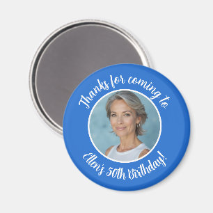 Íman Nome de Foto da Festa de aniversário Personalizada