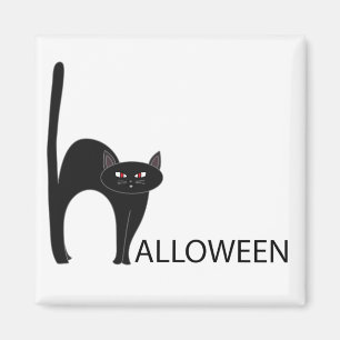 Íman Nome de Gato Preto do Halloween