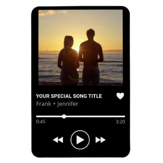 Íman Nome de Música Personalizada na Playlist Presente