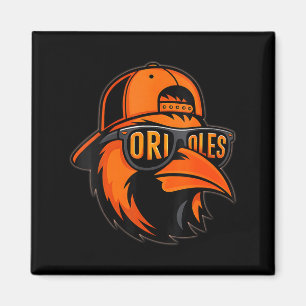 Íman Nome de Oriole Feminino Retro Vintage para Homens