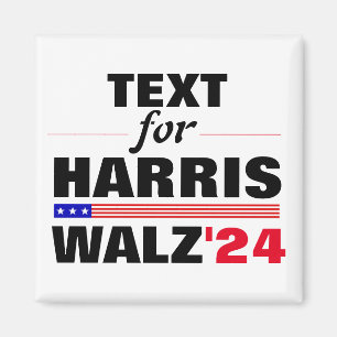 Íman Nome de Texto Personalizado para a Eleição Harris 