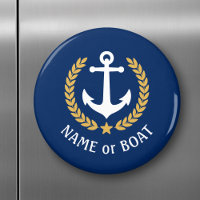 Nome do barco Ancorar Estilo Dourado Laurel Star M
