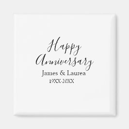 Íman Nome do casamento do aniversário feliz data ano si