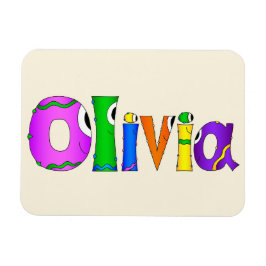 Íman Nome do Personagem de desenho animado "Olivia"