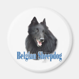 Íman Nome do Sheepdog belga - Magnet