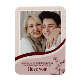 Íman Nome e Fotografia Personalizados do Presente do Di