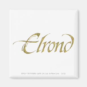 Íman Nome ELROND™ Texturizado