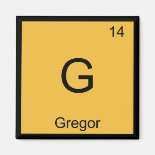 Íman Nome Gregor Química Elemento Tabela Periódica