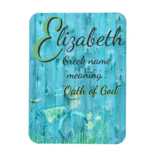 Íman Nome Magnet: Elizabeth, juramento de Deus