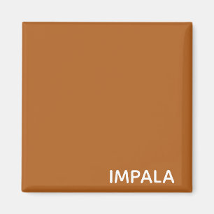 Íman Nome marrom da cor do Impala