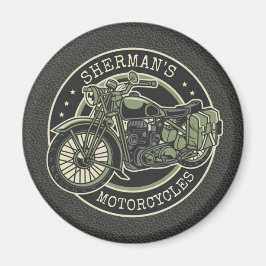 Íman NOME Personalizado Biker de Motocicletas Militar R