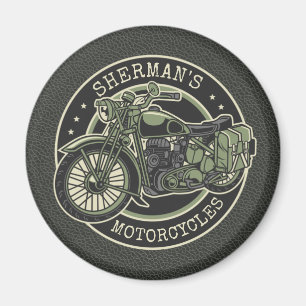 Íman NOME Personalizado Biker De Motociclos Militares