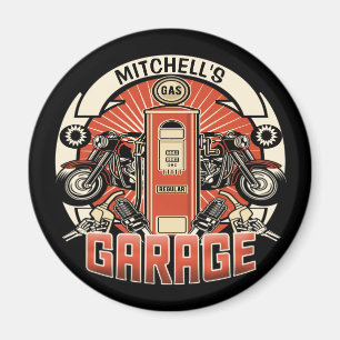 Íman Nome Personalizado Bomba de Gás Retrospectiva Gar