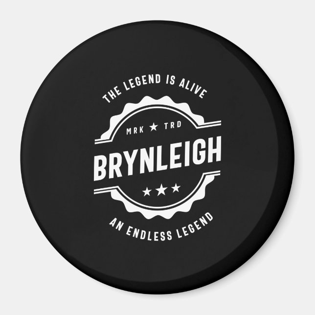 Íman Nome Personalizado Brynleigh Presente de Aniversár (Frente)
