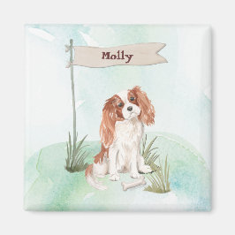 Íman Nome Personalizado Cavalier King Charles Spaniel P