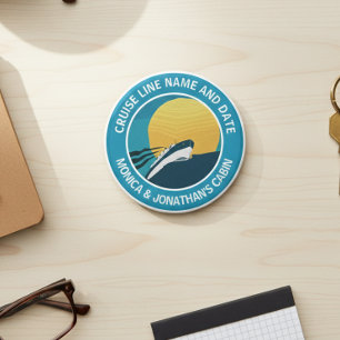 Íman Nome Personalizado Da Porta De Cruzeiro Arredondad