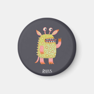 Íman Nome Personalizado do Rufus Monster