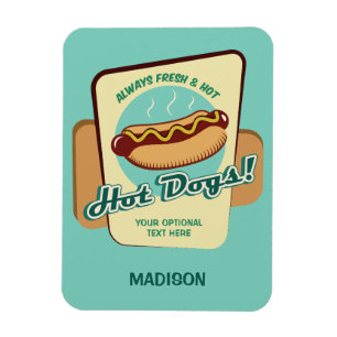 Íman Nome personalizado e texto quente